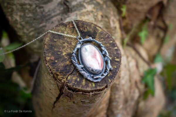 Olgha | Pendentif en argent et Rhodochrosite – Image 5