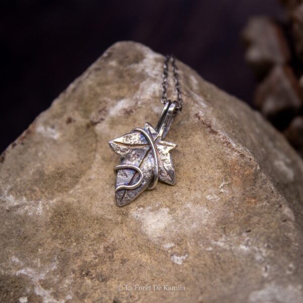 Feuille de lierre – Argent massif 950