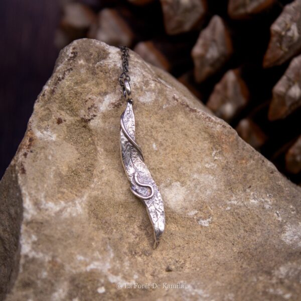 Feuille de saule – Argent massif 950