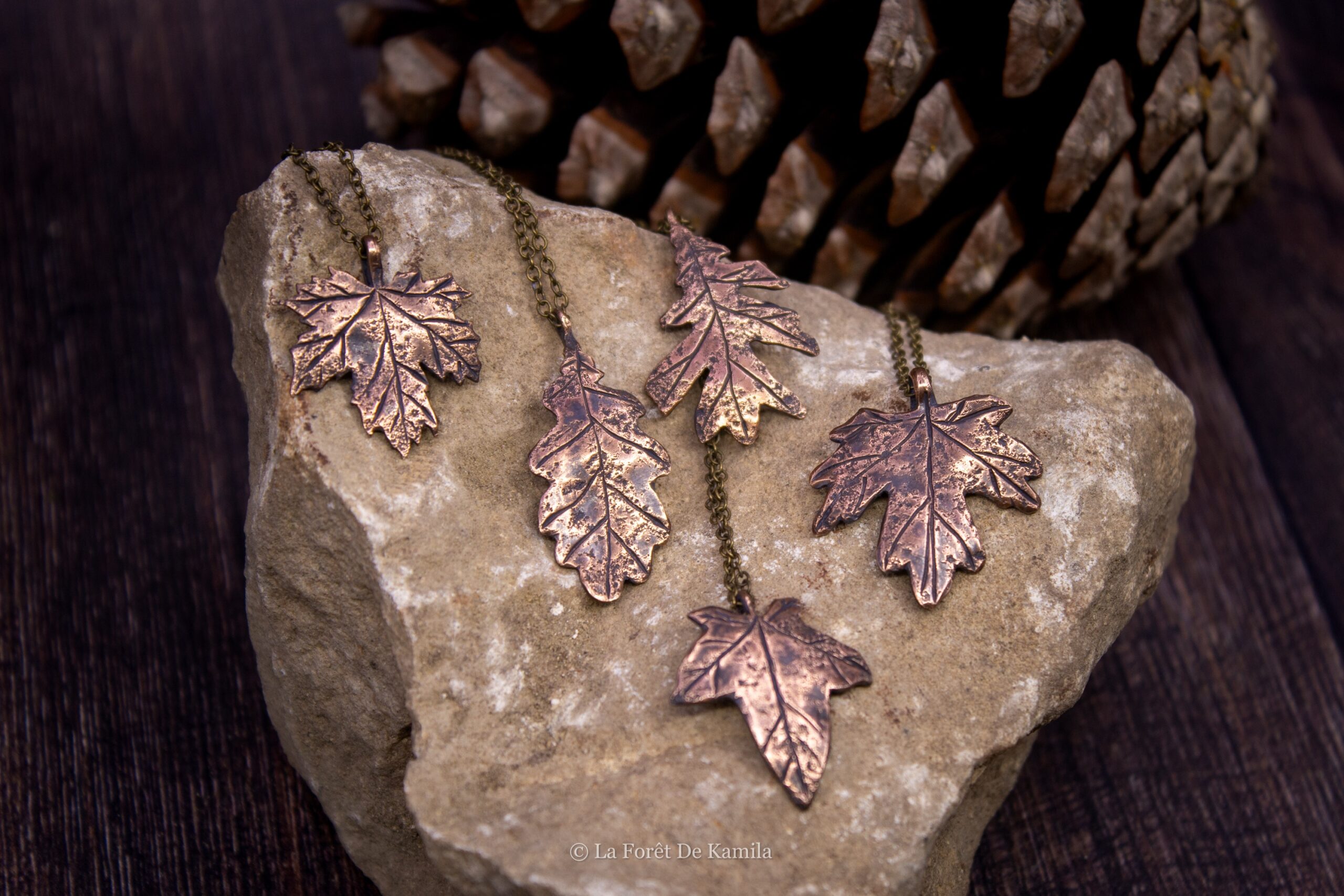 Feuille de chêne Pédonculé – Bronze massif – Image 6