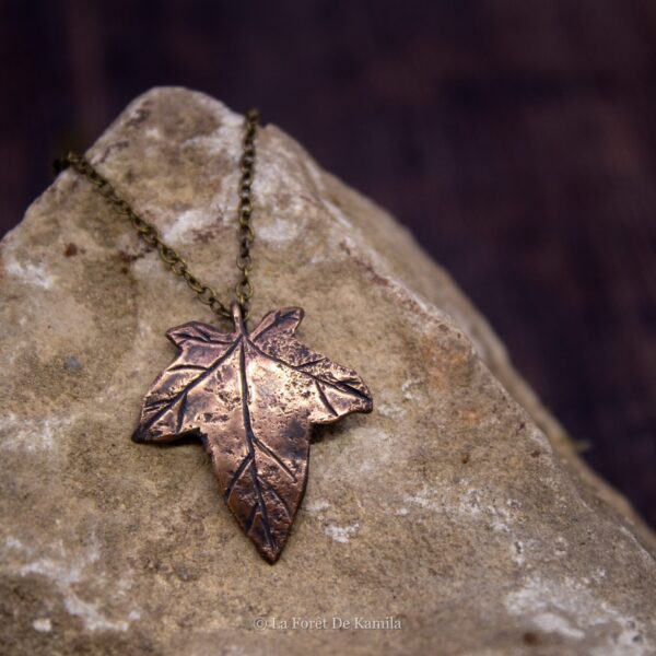 Feuille de lierre – Bronze massif