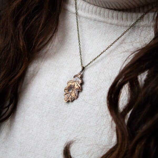 Feuille de chêne Sessile – Bronze massif