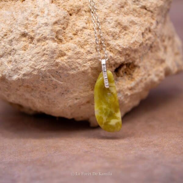 Pendentif Marbre vert Écossais